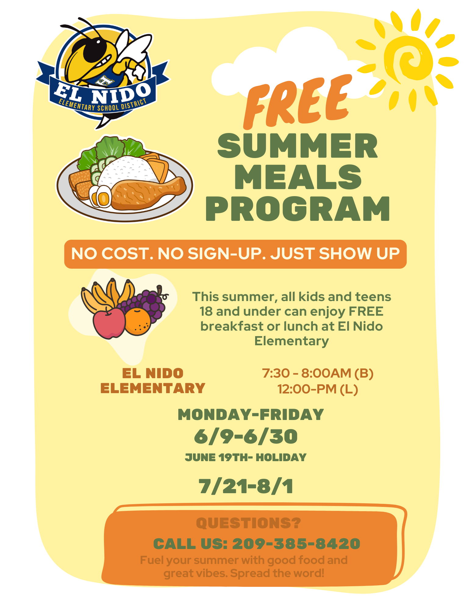 SSO Meal Flyer
